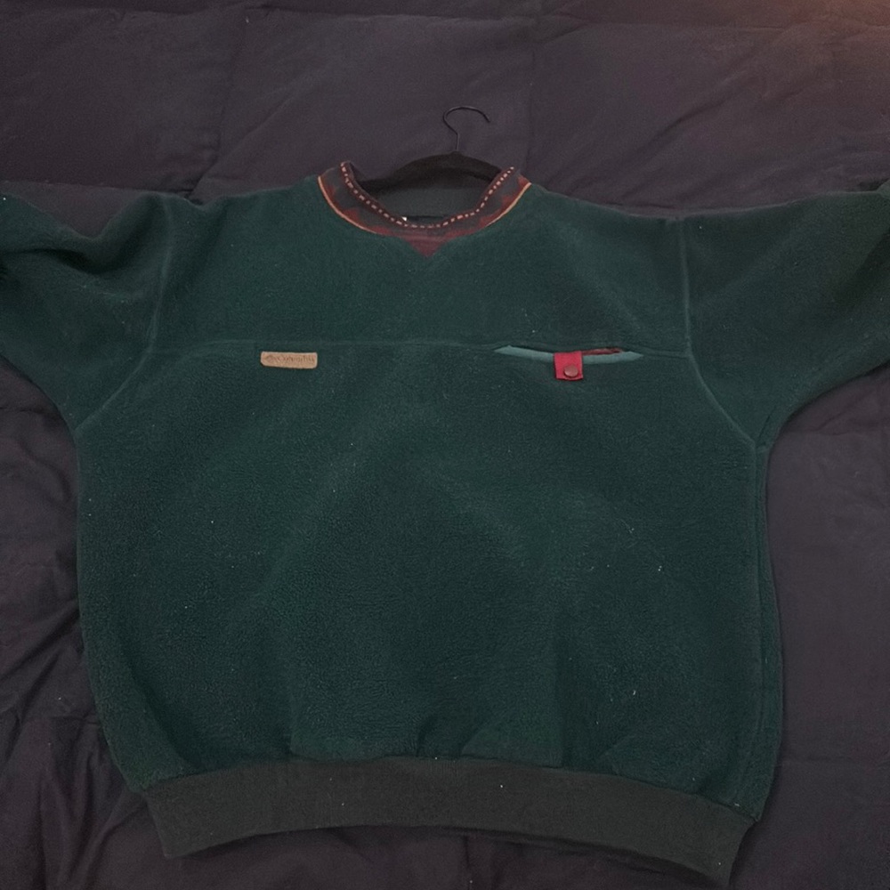 Rare Vintage Columbia fleece sweatshirt 1990s